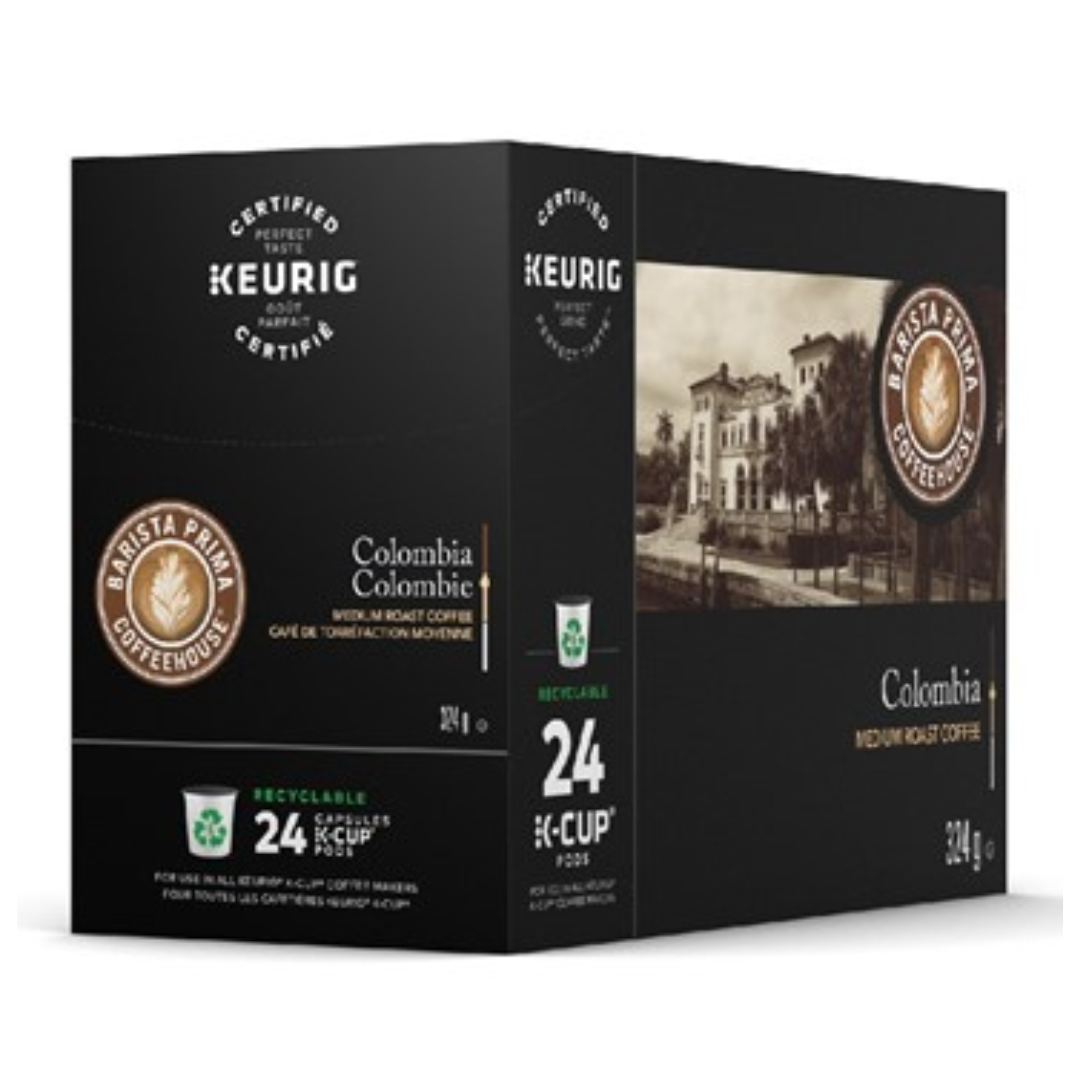 Barista Prima Coffeehouse Coffee, Keurig K-Cups, Colombia, 24- Count