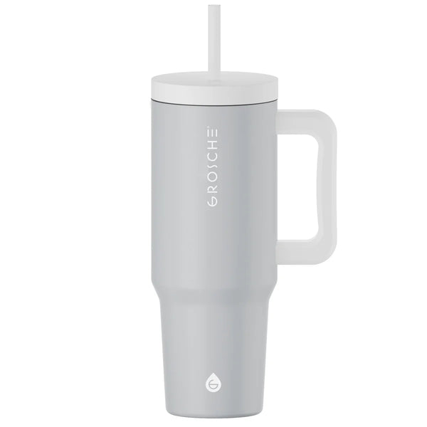 Grosche - Aspen Insulated Tumbler W/Handle & Straw 40oz