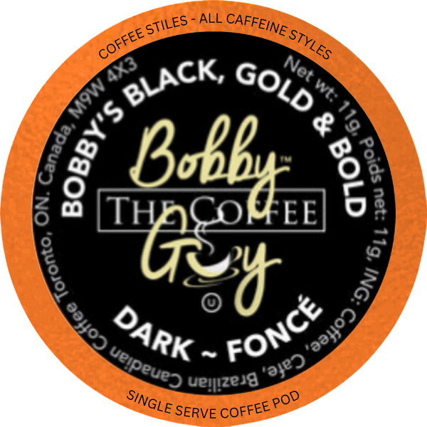 Bobby The Coffee Guy - Black Gold & Bold 24 Pack