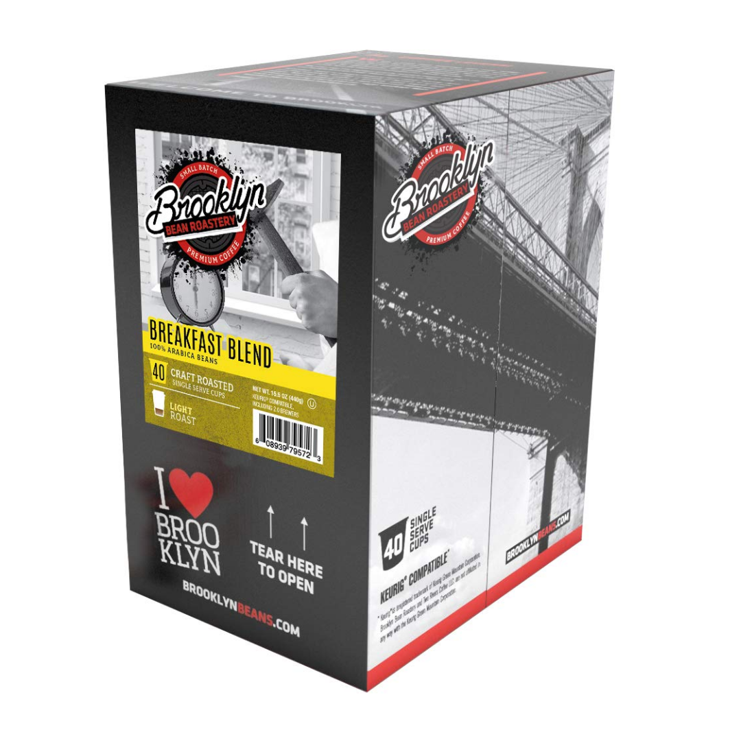 Brooklyn Bean - Breakfast Blend 40 Pack – Coffee Stiles