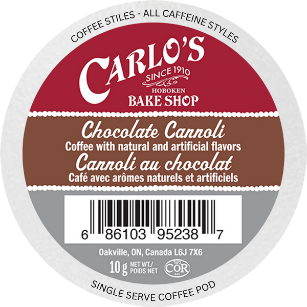 Carlo's Bakery - Chocolate Cannoli 24 Pack