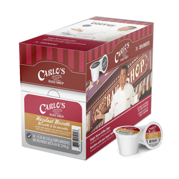 Carlo's Bakery - Hazelnut Biscotti 24 Pack