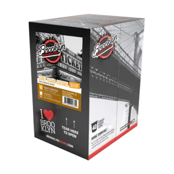 Brooklyn Bean - Coney Island Caramel Decaf 40 Pack