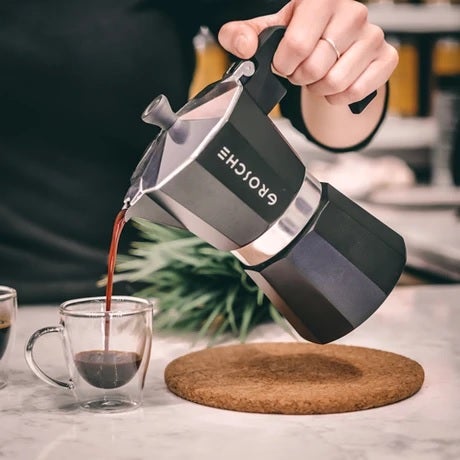 Grosche - Milano Black Stovetop 9 Cup Espresso Maker