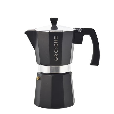 Grosche - Milano Black Stovetop 6 Cup Espresso Maker