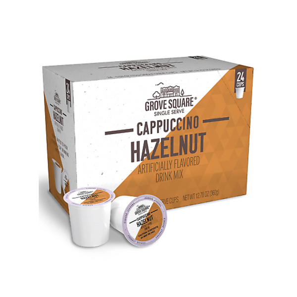 Grove Square - Hazelnut Cappuccino 24 Pack