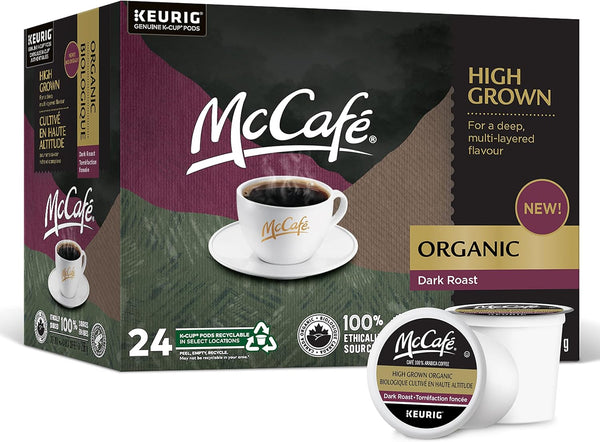 McCafé® - Premium High Grown Organic Dark 24 Pack