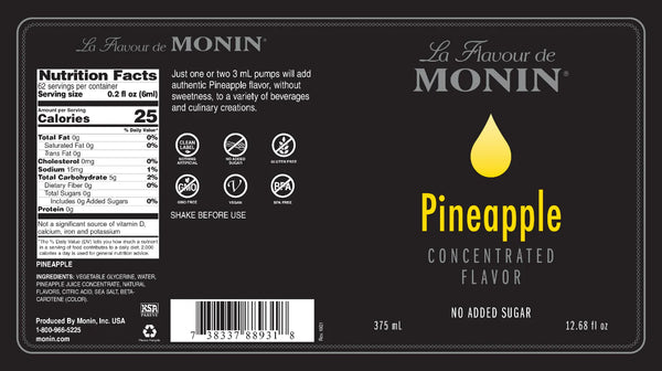 Monin® - Pineapple Concentrated Flavouring 375ML