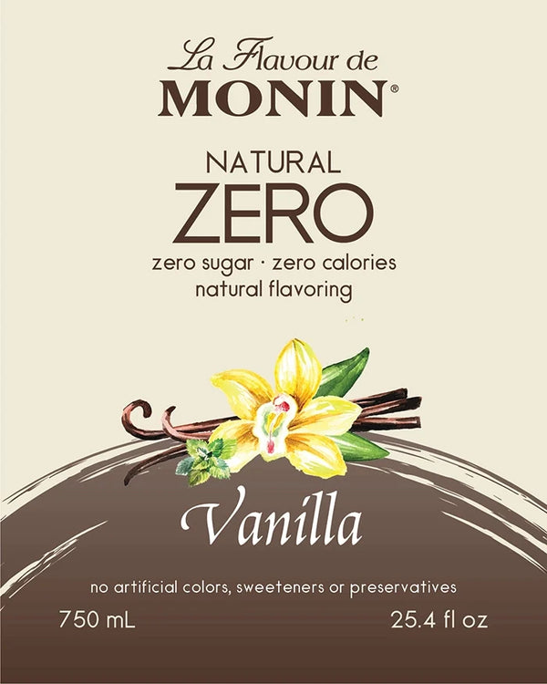 Monin® - Natural Zero Vanilla Syrup