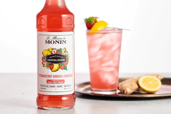 Monin® - Strawberry Ginger Lemonade Mixer Syrup 750ml