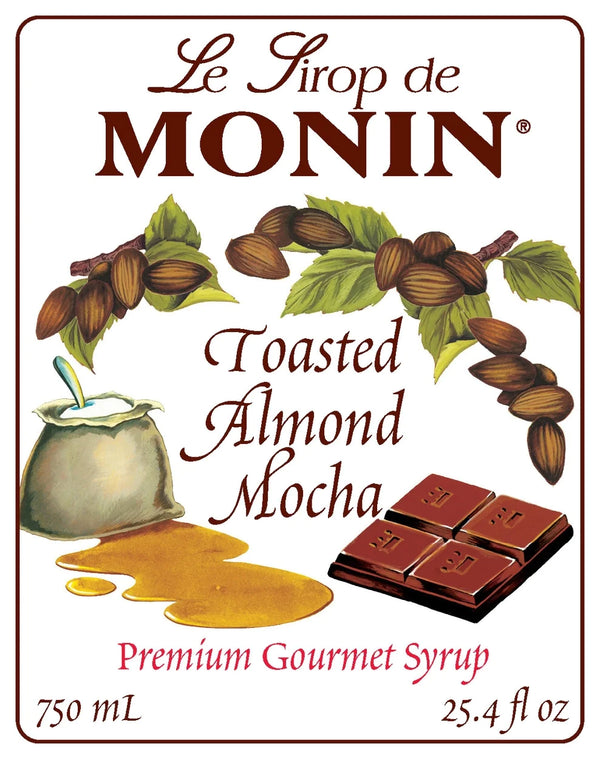 Monin® - Toasted Almond Mocha Syrup 750ml