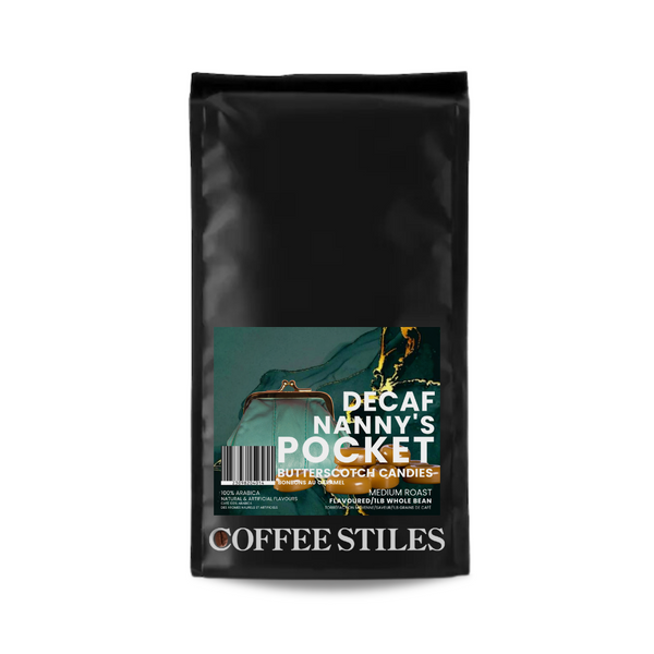 Coffee Stiles - Butterscotch Decaf (Nanny's Pocket) 1lb