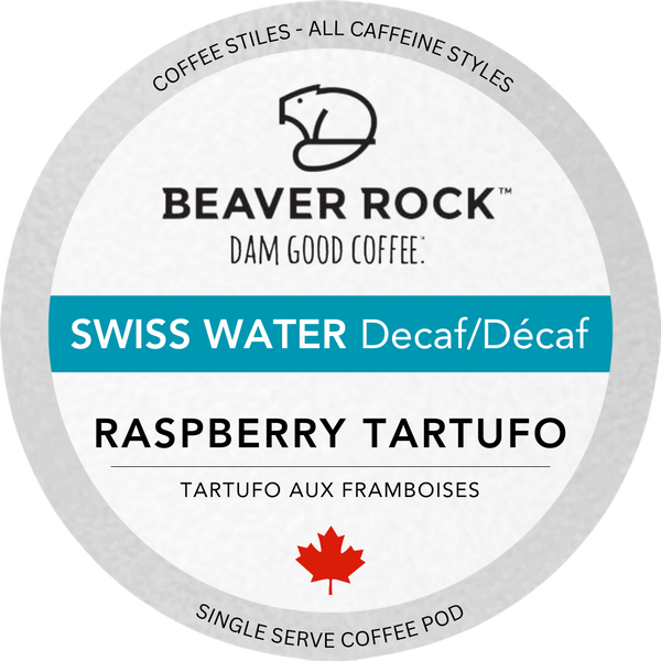 Beaver Rock - Raspberry Tartufo SWP Decaf 25 Pack