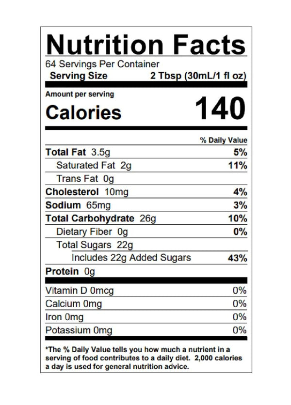 Torani Sauce - Caramel 1.89L