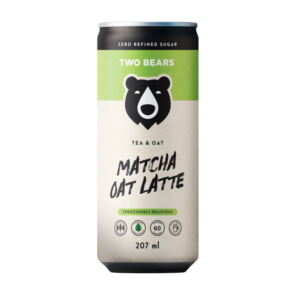 TWO BEARS - Matcha Tea Oat Milk Latte