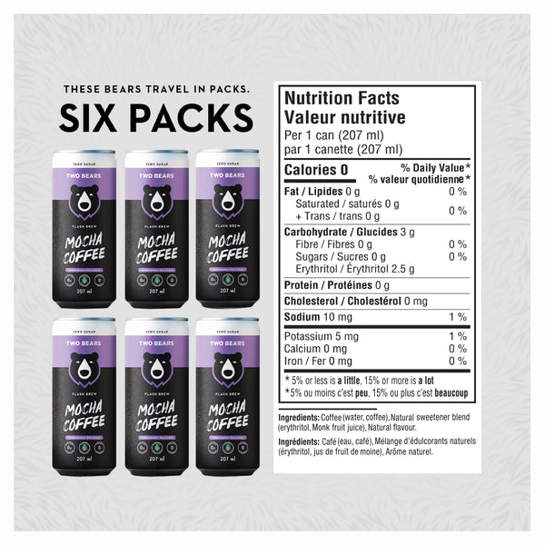 TWO BEARS - Flash Brew Mocha Flavoured Coffee