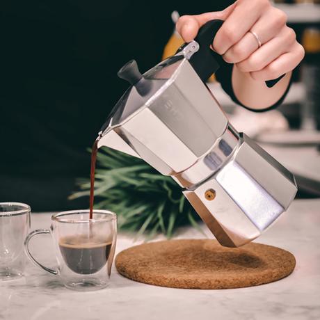 Grosche® - Milano Silver Stovetop 3 Cup Espresso Maker