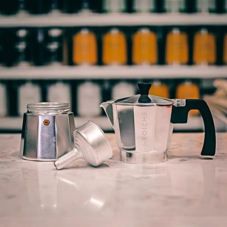 Grosche® - Milano Silver Stovetop 3 Cup Espresso Maker