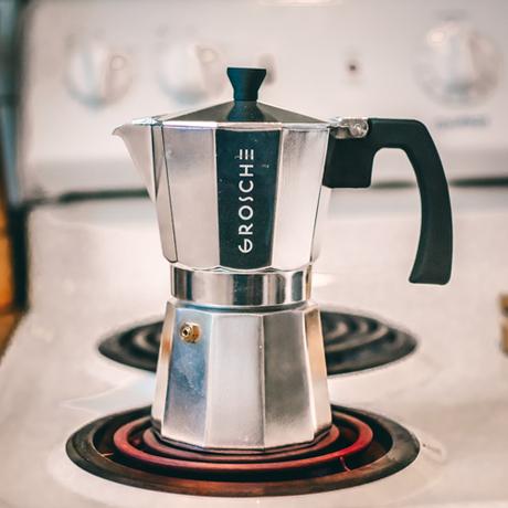 Grosche® - Milano Silver Stovetop 9 Cup Espresso Maker