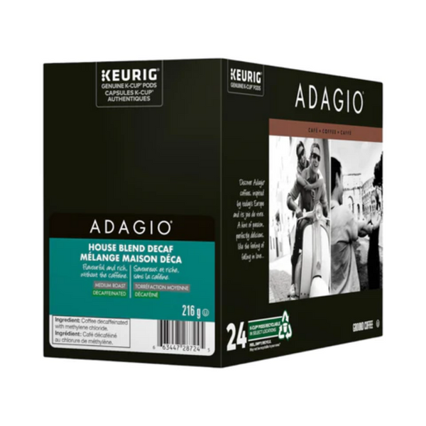 Adagio - Decaf House Blend 24 Pack