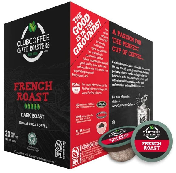 Club Coffee - French Roast 20 Pack