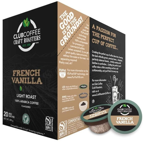Club Coffee - French Vanilla 20 Pack