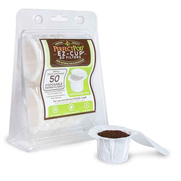 Perfect Pod - EZ-Cup 2.0 Disposable Paper Filters 50 Pack