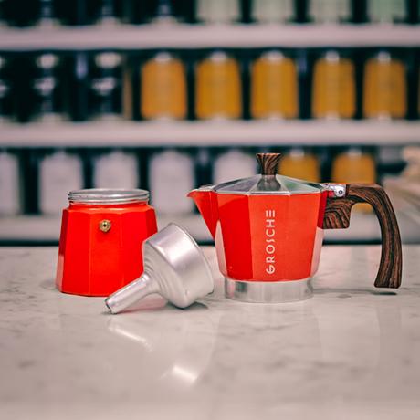 Grosche - Milano Red Stovetop 6 Cup Espresso Maker