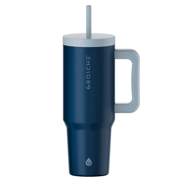 Grosche - Aspen Insulated Tumbler W/Handle & Straw 40oz