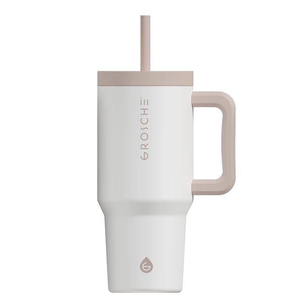 Grosche - Aspen Insulated Tumbler W/Handle & Straw 32oz
