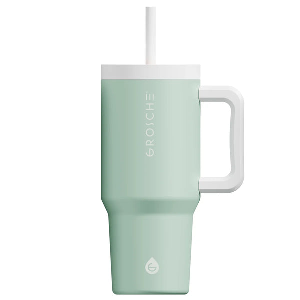 Grosche - Aspen Insulated Tumbler W/Handle & Straw 32oz