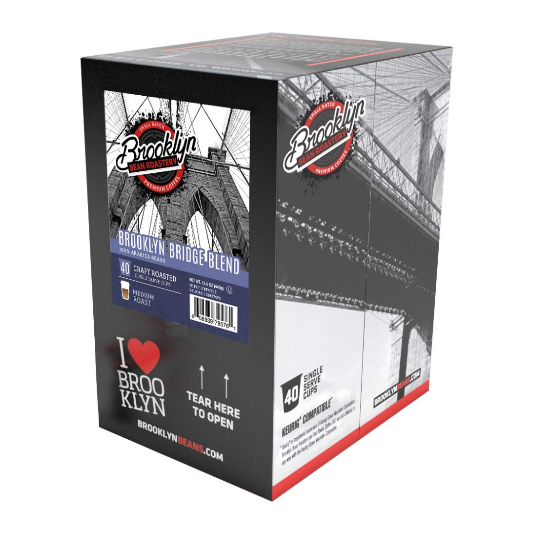 Brooklyn Bean - Brooklyn Bridge Blend 40 Pack – Coffee Stiles