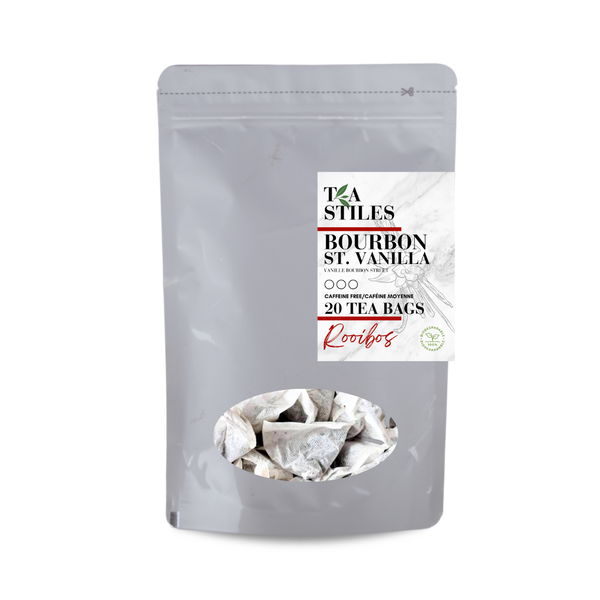 Tea Stiles - Bourbon St.Vanilla Tea Bags