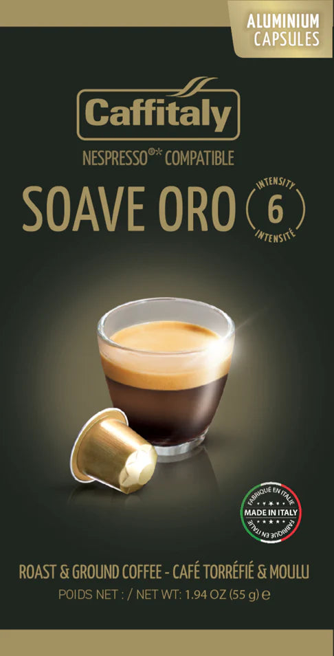 Caffitaly - Soave Nespresso Original Compatible Aluminum Capsules 10 Pack