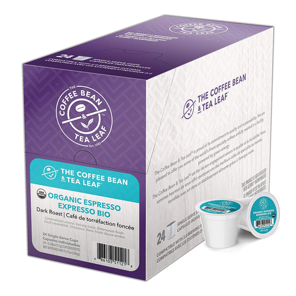 Coffee Bean and Tea Leaf - Organic Espresso 24 Pack