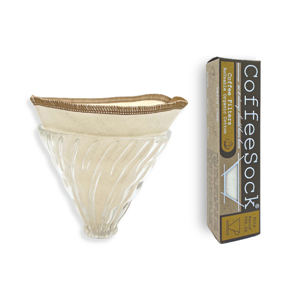 Hario - V60-02 Coffee Sock Organic Cotton Filter 2 Pack