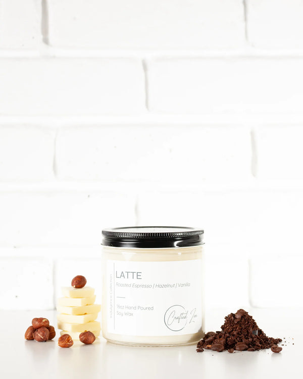 Crafted Zen - Latte Candle 16oz Jar