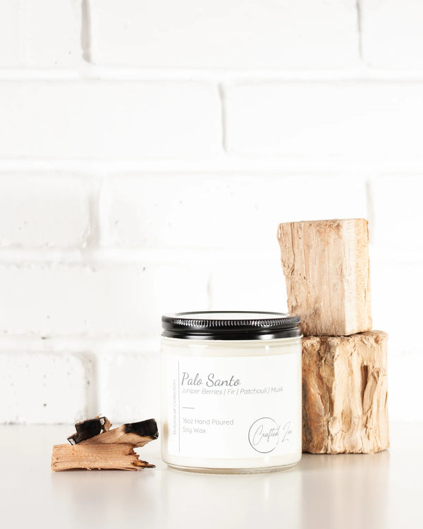 Crafted Zen - Palo Santo Candle 16oz Jar