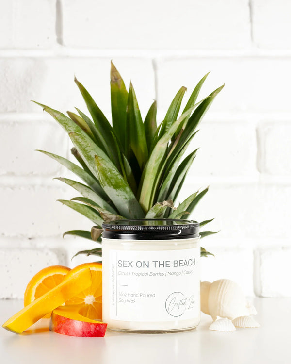 Crafted Zen - Sex On The Beach Candle 16oz Jar