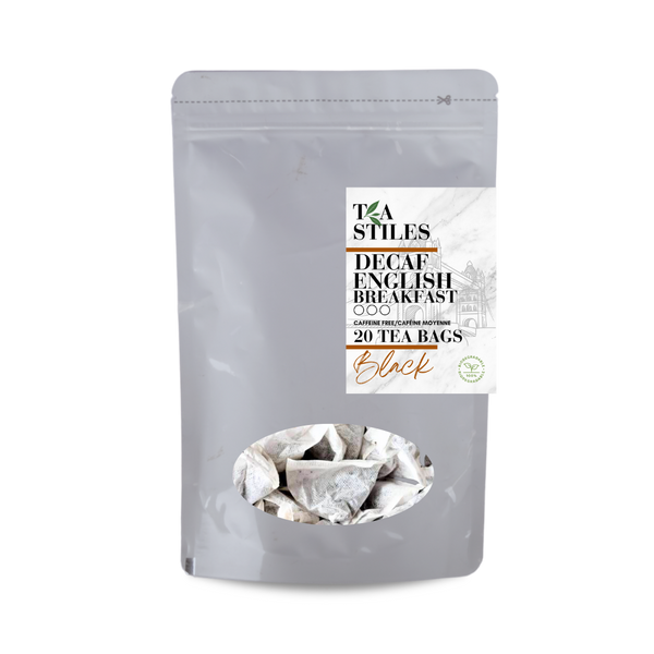 Tea Stiles - Decaf English Breakfast Tea Bags