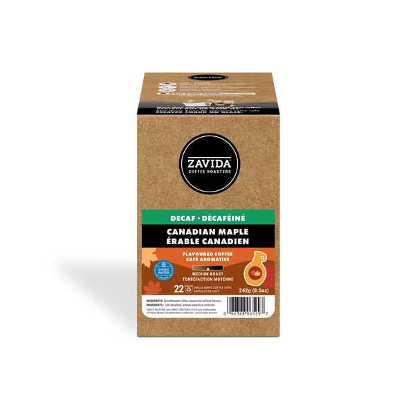 Zavida - Canadian Maple Decaf 22 Pack