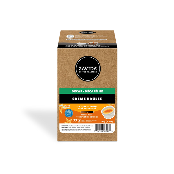 Zavida - Crème Brûlée Decaf 22 Pack