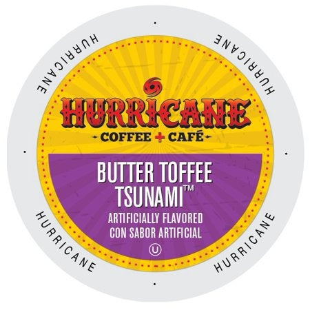 Hurricane Coffee - Butter Toffee Tsunami 24 Pack