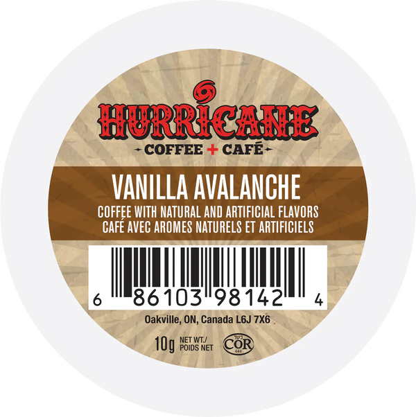 Hurricane Coffee - Vanilla Avalanche 24 Pack