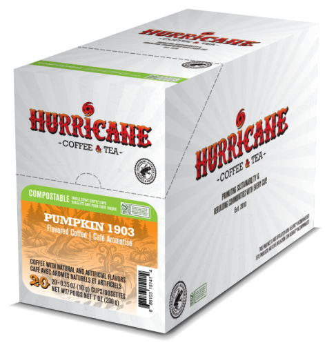 Hurricane Coffee - Pumpkin 1903 BPI CC 20 Pack