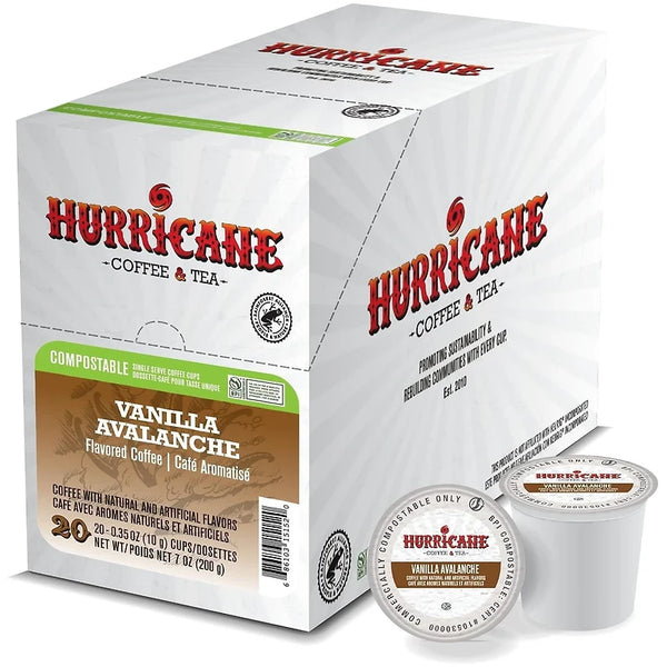 Hurricane Coffee - Vanilla Avalanche BPI CC 20 Pack