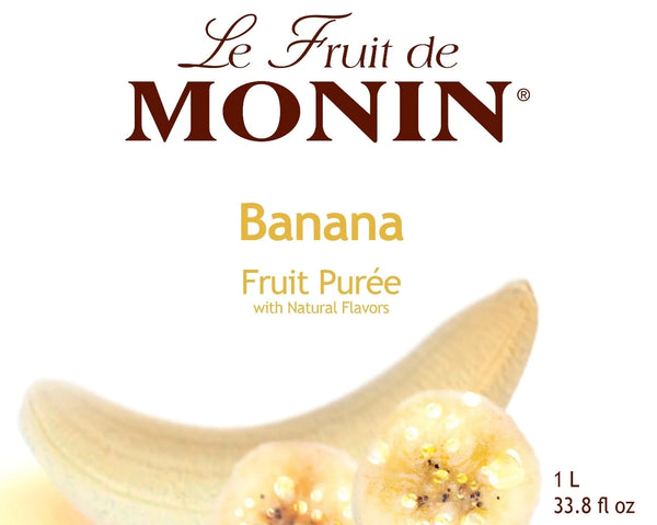 Monin® - Banana Fruit Puree 1L