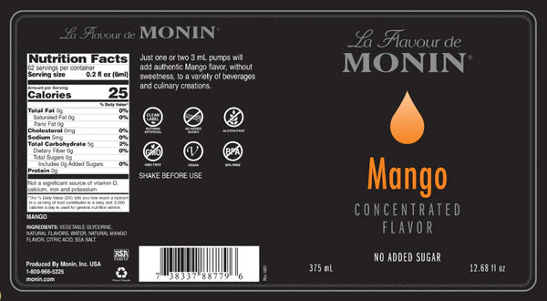 Monin® - Mango Concentrated Flavouring 375ML