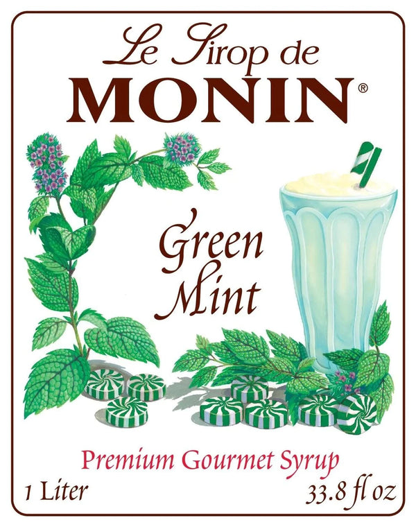 Monin® - Green Mint Syrup 1L