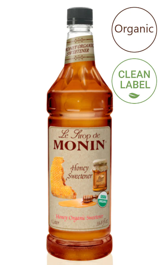 Monin® - Honey Organic Sweetener Syrup 1L